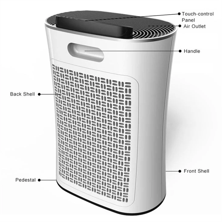 BKJ-350 Home Intelligente luchtreiniger HEPA H13