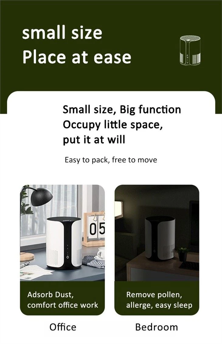 BKJ-5 Desktop Mini Air Purifier For Home