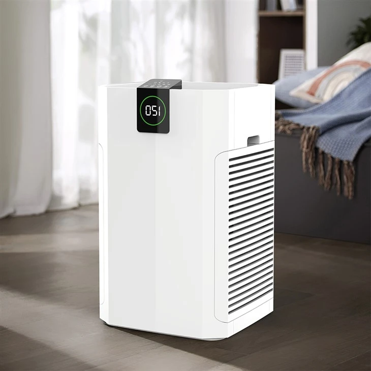 WIFI 4-snelheidsregeling HEPA-filter Actieve koolstofluchtreiniger BKJ-80A
